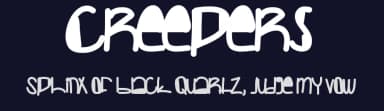 Creepers by Des Gomez — Script Handwritten Font — thumbnail 2