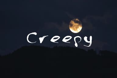 Creepy Font by GraphicsBam Fonts — Script Handwritten Font — thumbnail 1
