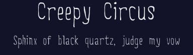 Creepy Circus by Omar Mogollón-Alagunna — Script Handwritten Font — thumbnail 2