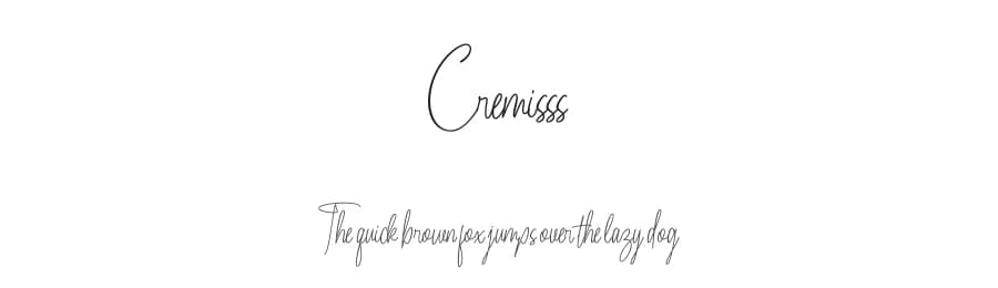 Cremisss by ToniStudio — Serif Font
