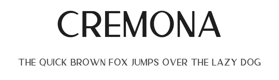 Cremona by Vultype — Sans Serif Font