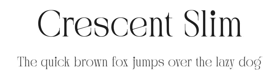 Crescent Slim by Letterhend Studio — Serif Font