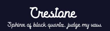Crestone by Alexa — Script Handwritten Font — thumbnail 2
