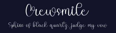 Crewsmile by FreshtypeINK — Script Handwritten Font — thumbnail 2