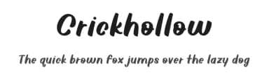 Crickhollow by Brittney Murphy Design — Script Handwritten Font — thumbnail 1