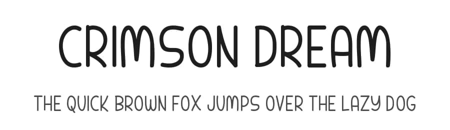 Crimson Dream by Md Shohail Bhuian — Script Handwritten Font