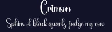 Crimson by Andi Moz — Script Handwritten Font — thumbnail 2