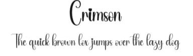 Crimson by Andi Moz — Script Handwritten Font — thumbnail 1