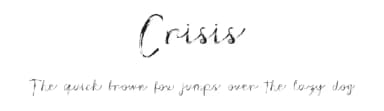 Crisis by DawnCreative.id — Script Handwritten Font — thumbnail 1