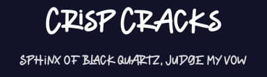 Crisp Cracks by Maulana Creative — Script Handwritten Font — thumbnail 2