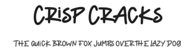 Crisp Cracks by Maulana Creative — Script Handwritten Font — thumbnail 1