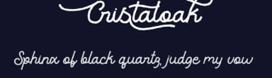 Cristaloak by PutraCetol Studio — Script Handwritten Font — thumbnail 2