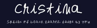 Cristina by Radu O. — Script Handwritten Font — thumbnail 2