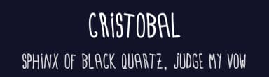 Cristobal by Woodcutter — Script Handwritten Font — thumbnail 2