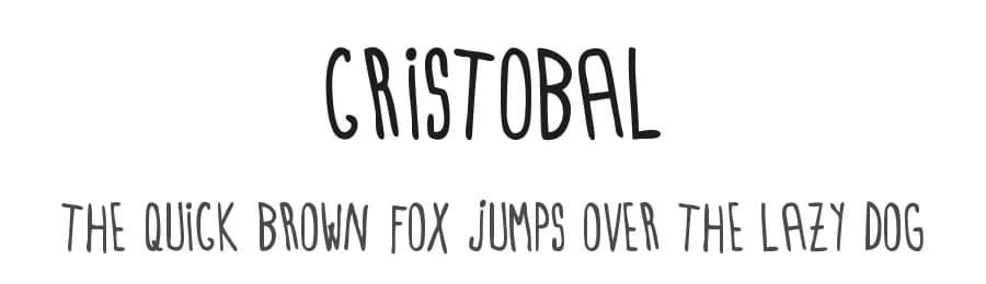 Cristobal by Woodcutter — Script Handwritten Font
