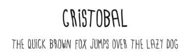 Cristobal by Woodcutter — Script Handwritten Font — thumbnail 1