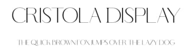 Cristola Display by Masa Type — Serif Font — thumbnail 1