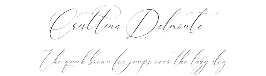 Cristtina Delmonte by Perspectype Studio - Letterena.com — Script Handwritten Font