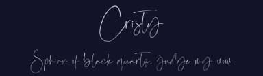 Cristy by Moove Studio — Script Handwritten Font — thumbnail 2