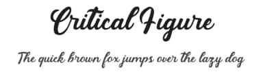 Critical Figure by RantautypeStudio — Script Handwritten Font — thumbnail 1