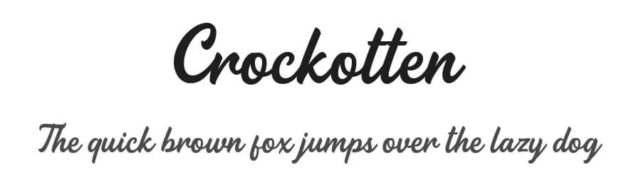 Crockotten by ilhamtaro — Script Handwritten Font — preview 1