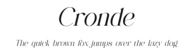 Cronde by ToniStudio — Serif Font — thumbnail 1