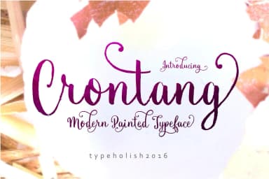 Crontang Font by typeholish — Script Handwritten Font — thumbnail 1