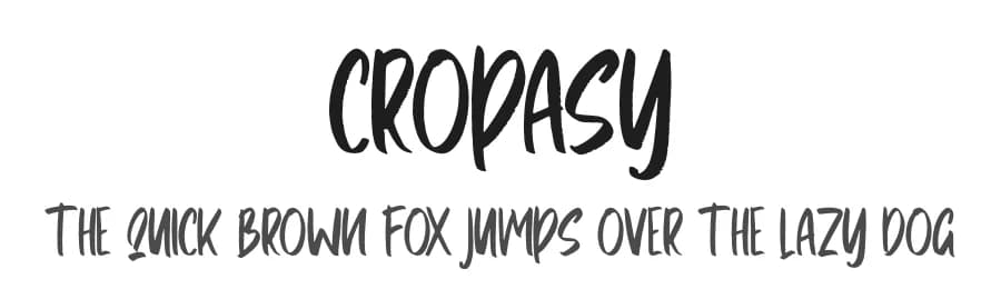 Cropasy by Skiiller Studio — Script Handwritten Font