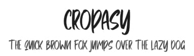 Cropasy by Skiiller Studio — Script Handwritten Font — thumbnail 1