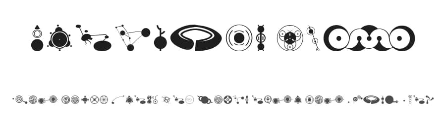 CropBats AOE by Astigmatic One Eye Typographic Institute — Dingbats Font