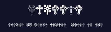Crosses by Vladimir Nikolic — Dingbats Font — thumbnail 2