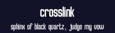 Crosslink by Camilo Gutiérrez — Sans Serif Font — thumbnail 2