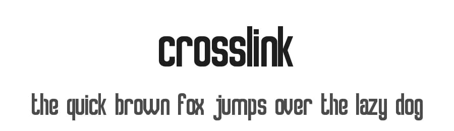 Crosslink by Camilo Gutiérrez — Sans Serif Font