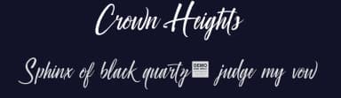 Crown Heights by BLKBK Fonts — Script Handwritten Font — thumbnail 2
