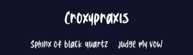 Croxypraxis by Maulana Creative — Script Handwritten Font — thumbnail 2