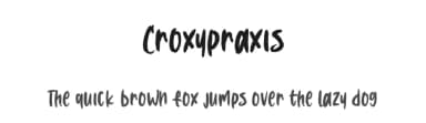 Croxypraxis by Maulana Creative — Script Handwritten Font — thumbnail 1