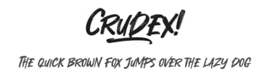 Crudex by Khurasan — Script Handwritten Font — thumbnail 1