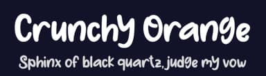 Crunchy Orange by RT Studio — Script Handwritten Font — thumbnail 2