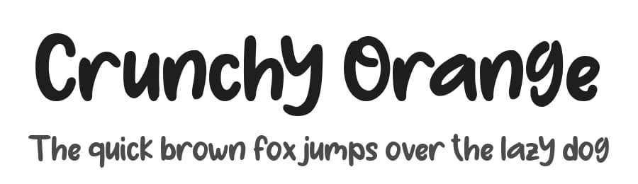 Crunchy Orange by RT Studio — Script Handwritten Font