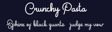 Crunchy Pasta by Helotype — Script Handwritten Font — thumbnail 2