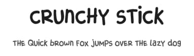 Crunchy Stick by Linafis Studio — Script Handwritten Font — thumbnail 1