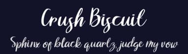 Crush Biscuit by nomlimofont — Script Handwritten Font — thumbnail 2