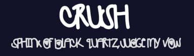 Crush by Des Gomez — Script Handwritten Font — thumbnail 2