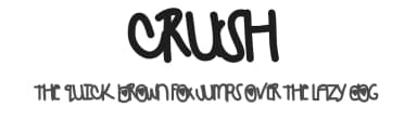 Crush by Des Gomez — Script Handwritten Font — thumbnail 1
