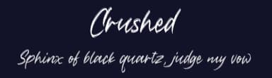 Crushed by Motokiwo — Script Handwritten Font — thumbnail 2