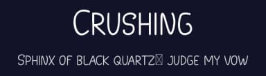 Crushing by Edric Studio — Script Handwritten Font — thumbnail 2