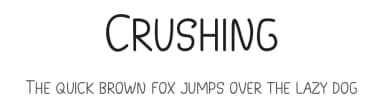 Crushing by Edric Studio — Script Handwritten Font — thumbnail 1