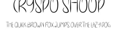 Cryspo Shoop by K_IN Studio — Script Handwritten Font — thumbnail 1
