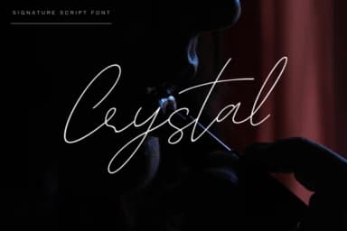 Crystal Font by Pasha Larin — Script Handwritten Font — thumbnail 1