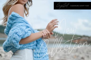 Crystal Font by Pasha Larin — Script Handwritten Font — thumbnail 2
